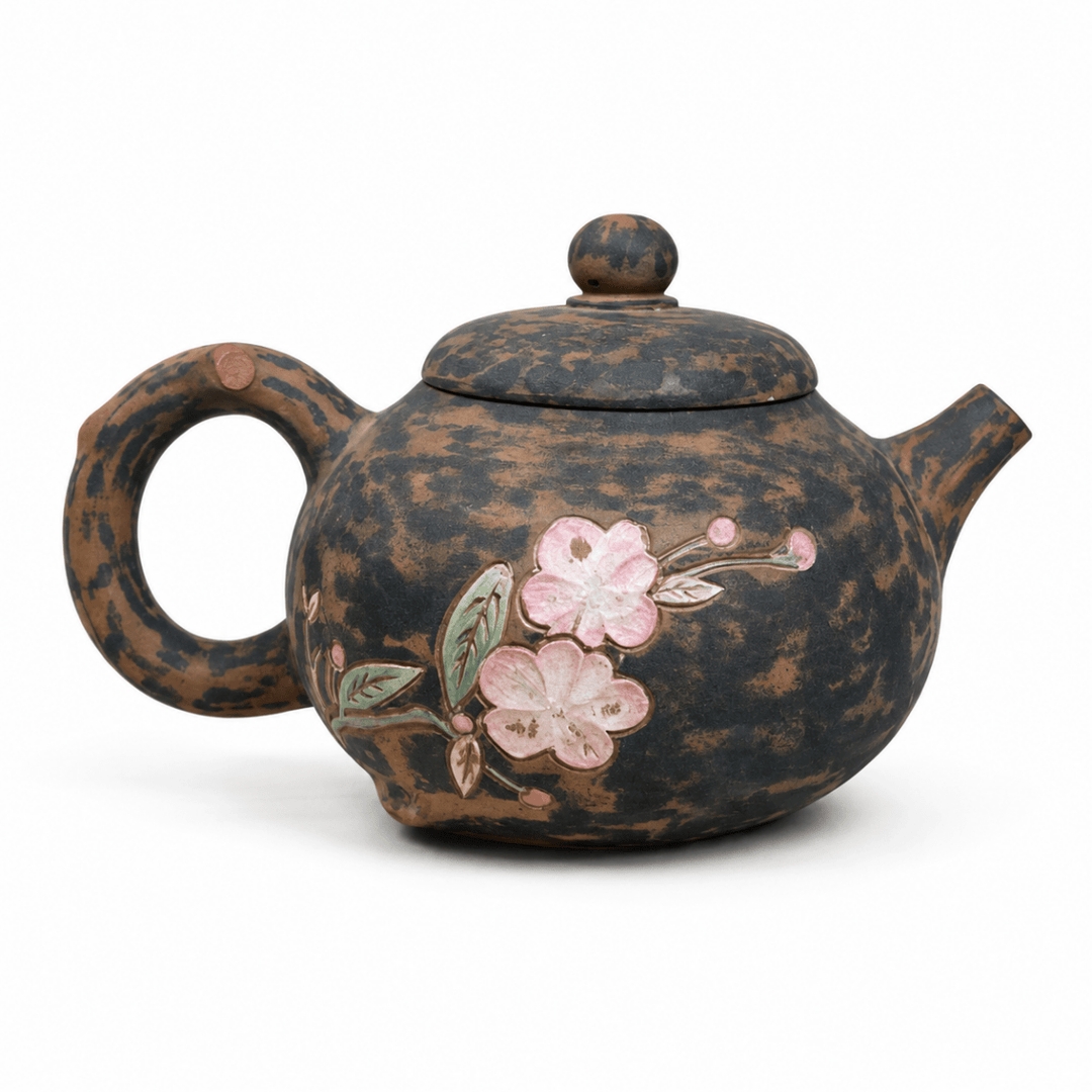 Cloud Garden- Master Handmade Jianshui Mixed Clay Teapot - Tea and Whisk