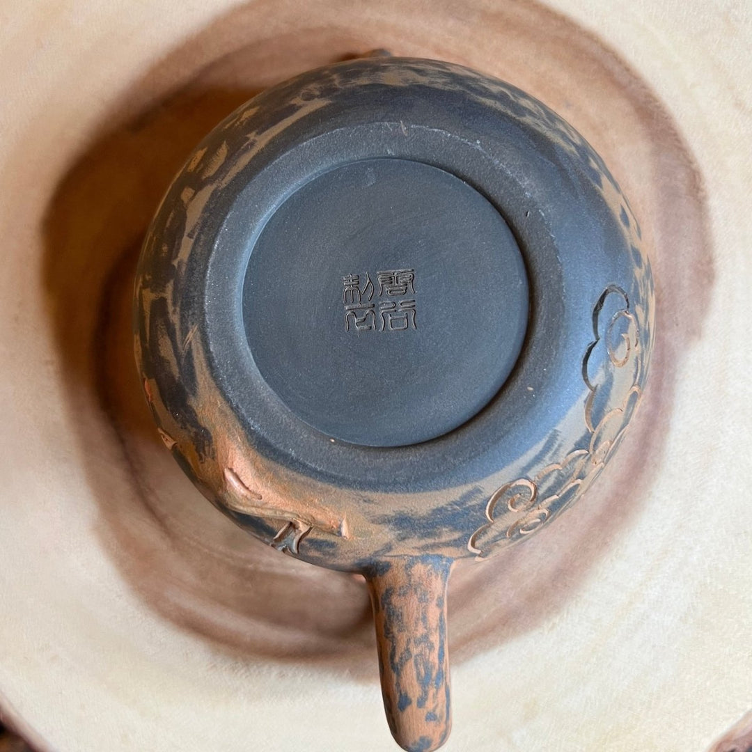 Cloud Garden- Master Handmade Jianshui Mixed Clay Teapot - Tea and Whisk