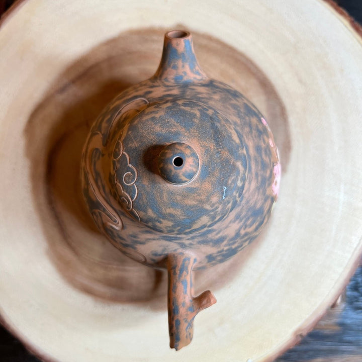 Cloud Garden- Master Handmade Jianshui Mixed Clay Teapot - Tea and Whisk