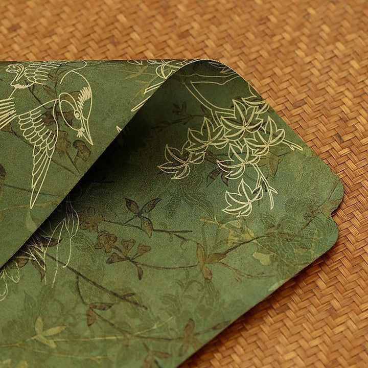 Cloud Silk Double - Sided Brocade Tea Mat (Water - Resist Edition) - Tea and Whisk
