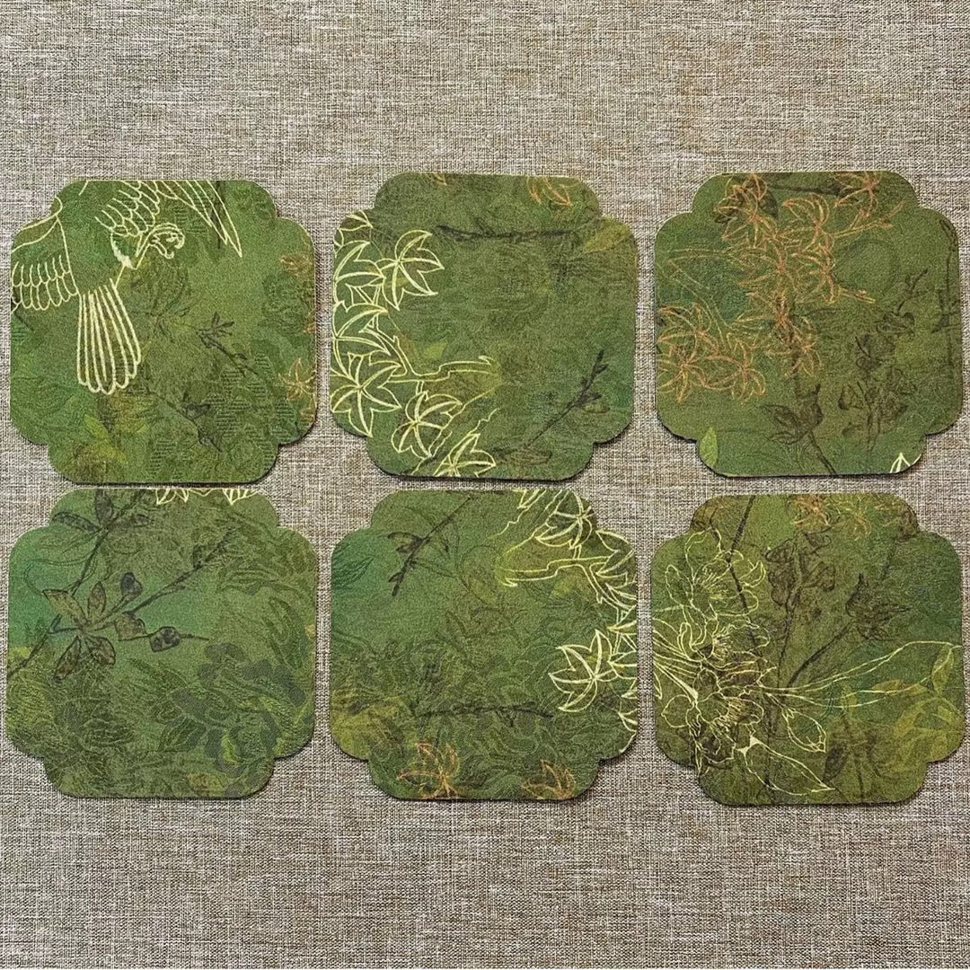 Cloud Silk Double - Sided Brocade Tea Mat (Water - Resist Edition) - Tea and Whisk