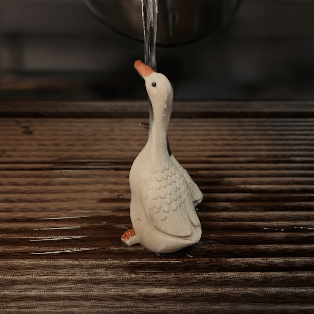 Color - Changing Pair Of Geese Teapet - Tea and Whisk