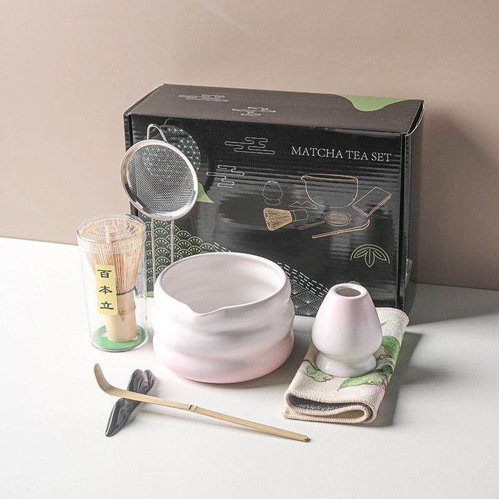 Complete Ceremonial Matcha Kit With Top - Grade Ceremonial Matcha - Tea and Whisk