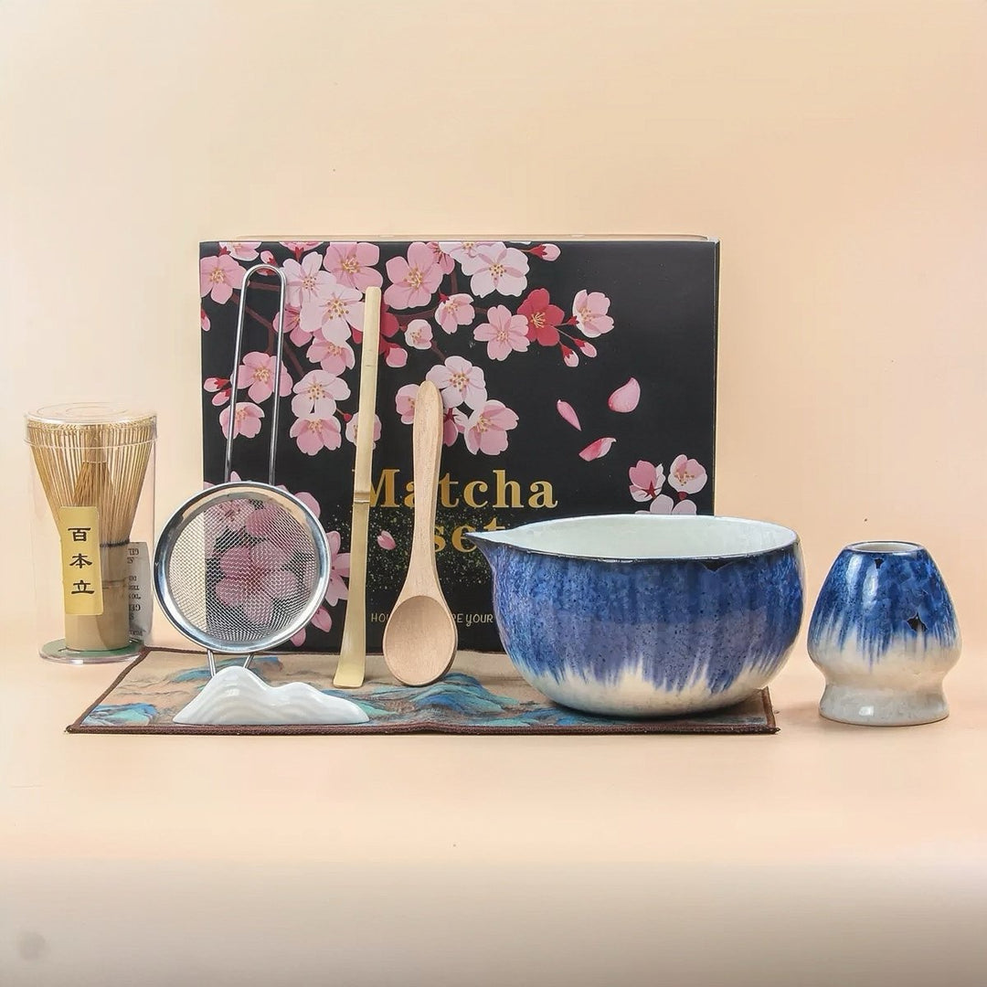 Matcha Set di 4 scope matcha, set da tè matcha, ciotola per Matcha Set di 4 scope matcha, set da tè matcha, ciotola per
