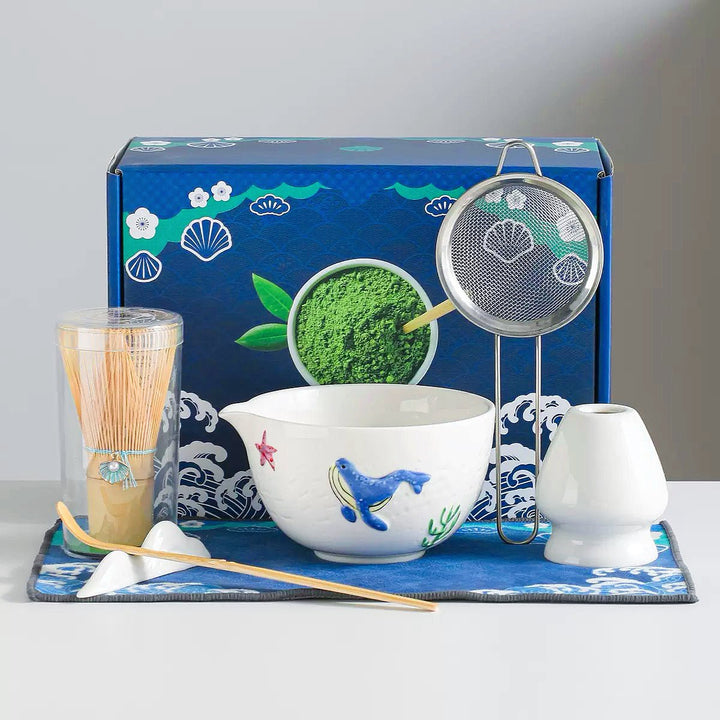 Complete Ceremonial Matcha Kit With Top-Grade Ceremonial Matcha - Tea and Whisk