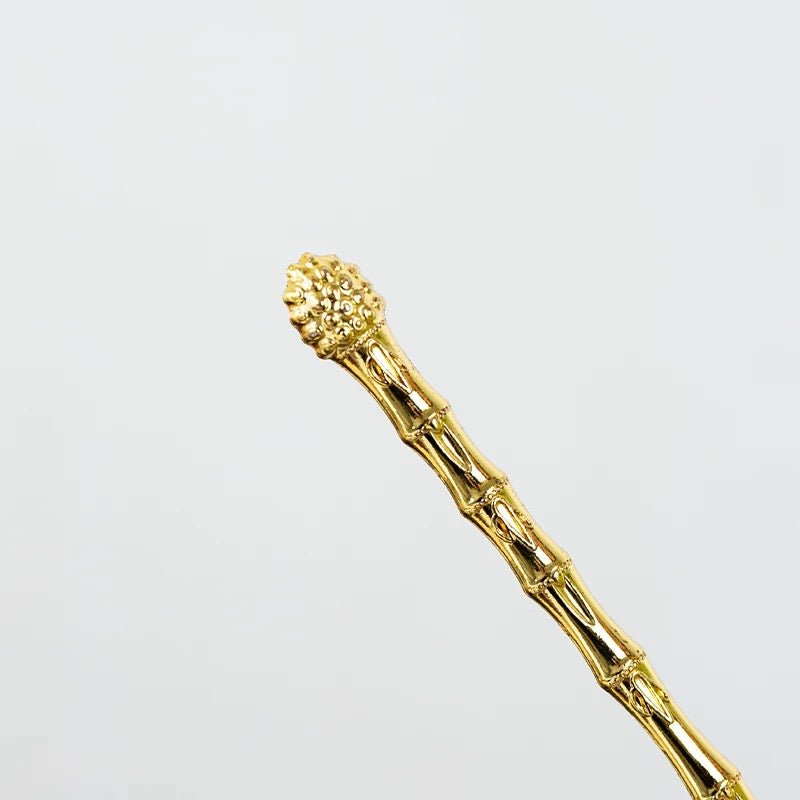 Copper Teacup Holder / Fork - Tea and Whisk