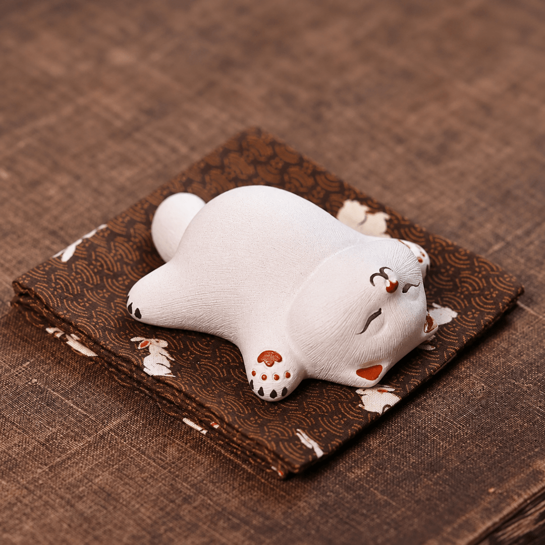 Cozy Farm -Handmade Yixing Clay Teapet - Tea and Whisk