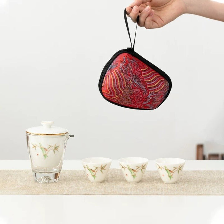 Cute Ez Pouring Travel Tea Set - Tea and Whisk