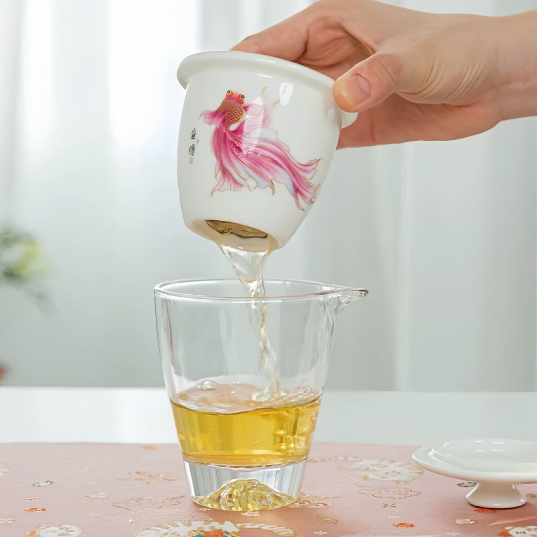 Cute Ez Pouring Travel Tea Set - Tea and Whisk