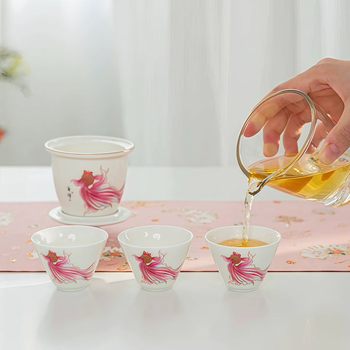 Cute Ez Pouring Travel Tea Set - Tea and Whisk