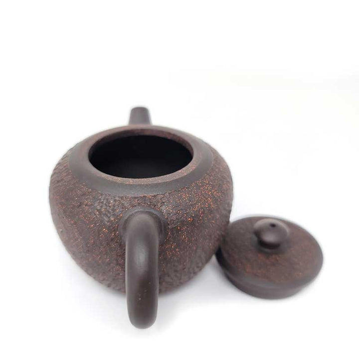 Dark Brown Yixing Clay Teapot - Tea and Whisk