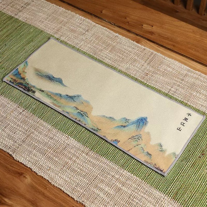 Decorative Double-Sided Tea Towel - Tea and Whisk