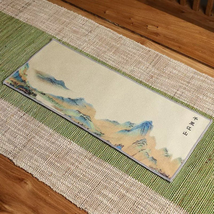 Decorative Double-Sided Tea Towel - Tea and Whisk