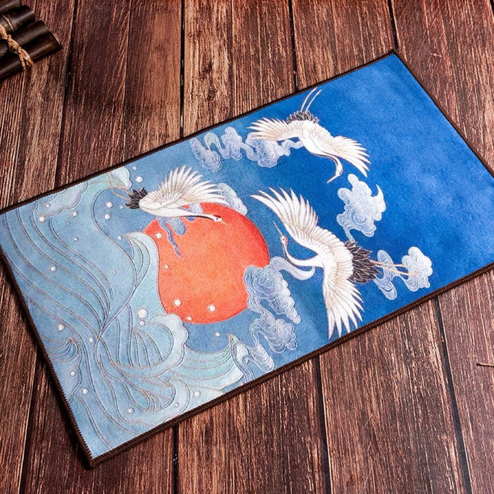 Decorative Tea Towel (Ancient Painting) - Tea and Whisk