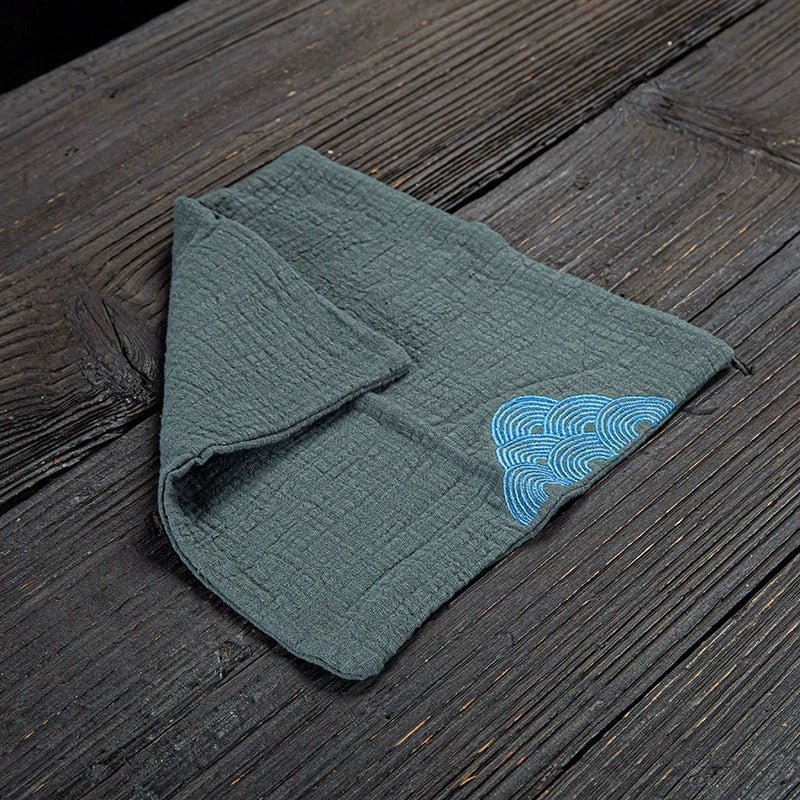 Decorative Tea Towel (Ancient Painting) - Tea and Whisk