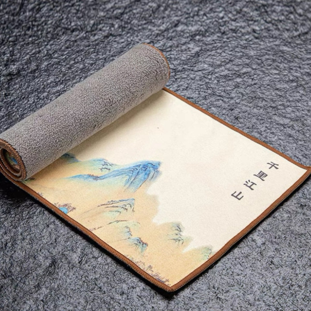 Decorative Tea Towel (Ancient Painting) - Tea and Whisk