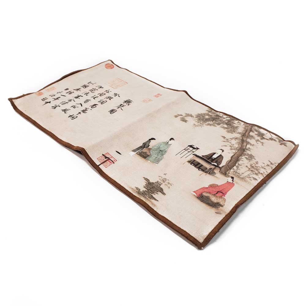 Decorative Tea Towel (Ancient Painting) - Tea and Whisk