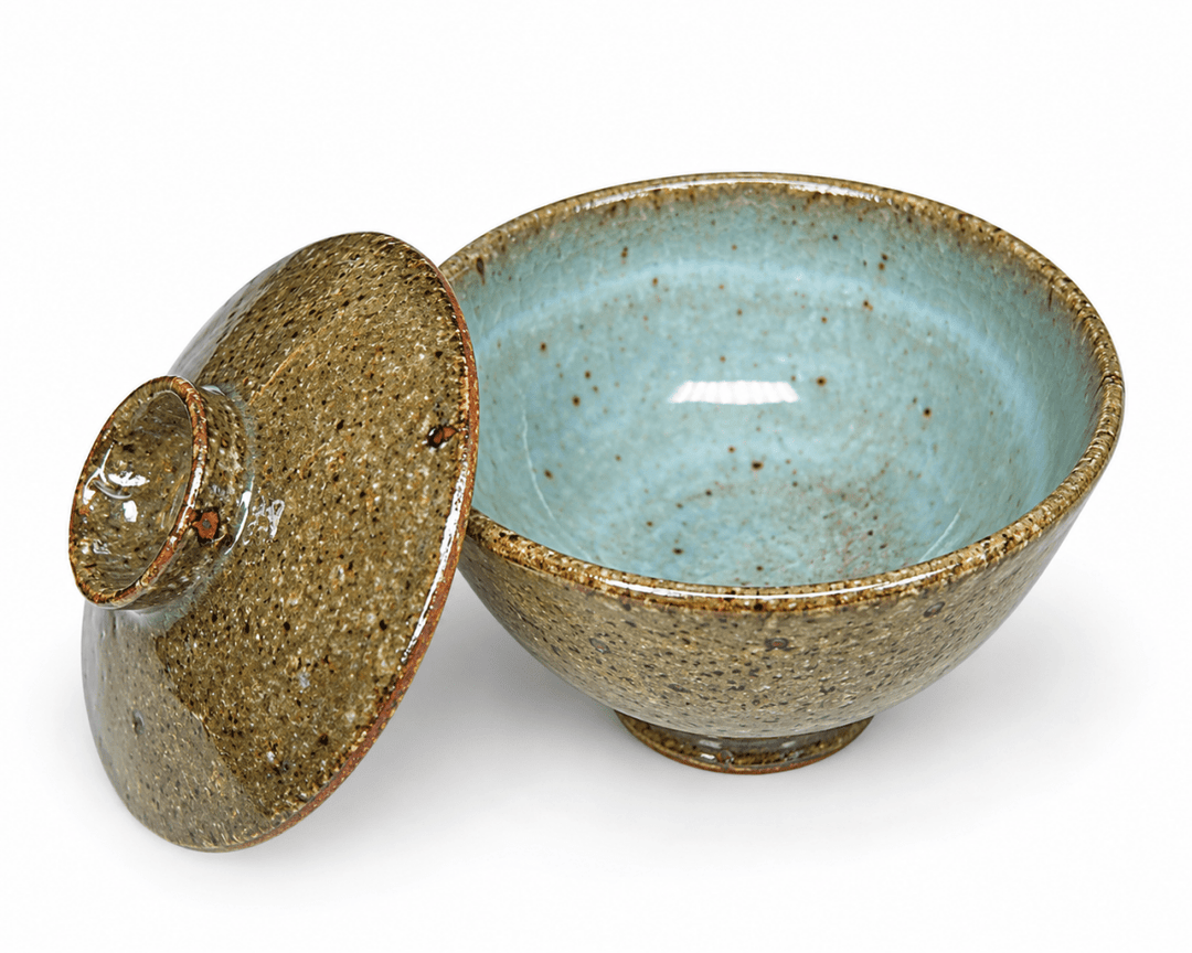 Earth & Jade - Koishiwara-yaki Japanese Handmade Shiboridashi Gaiwan 80ml - Tea and Whisk