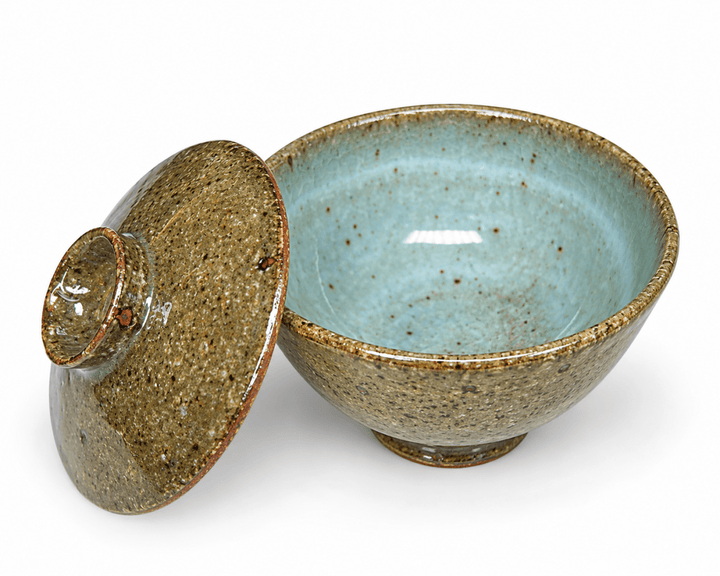 Earth & Jade - Koishiwara-yaki Japanese Handmade Shiboridashi Gaiwan 80ml - Tea and Whisk