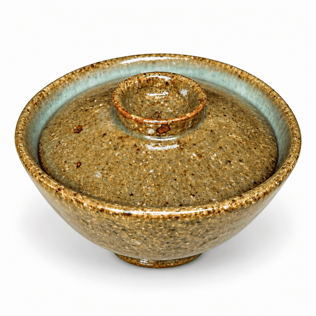Earth & Jade - Koishiwara-yaki Japanese Handmade Shiboridashi Gaiwan 80ml - Tea and Whisk