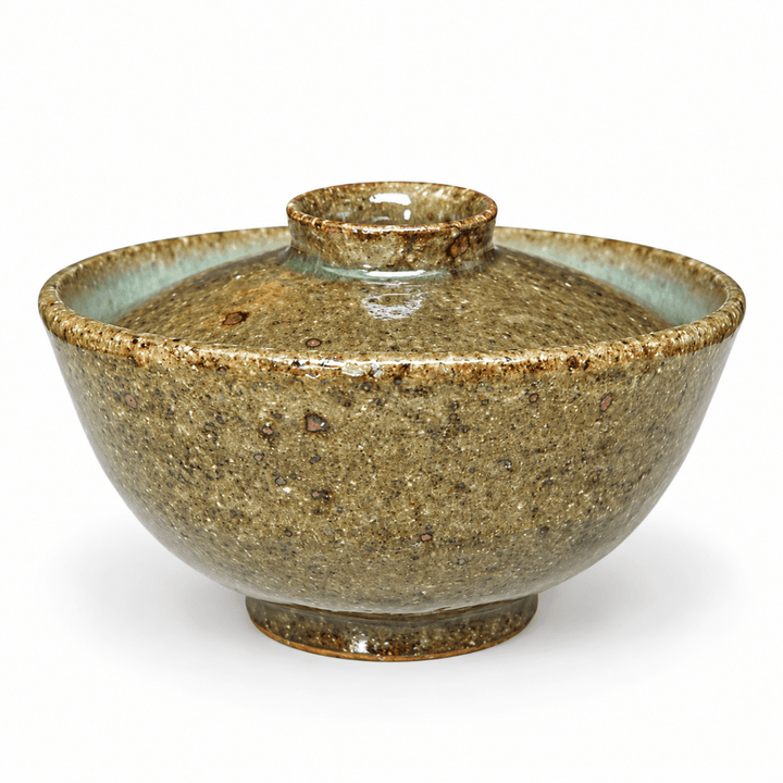 Earth & Jade - Koishiwara-yaki Japanese Handmade Shiboridashi Gaiwan 80ml - Tea and Whisk