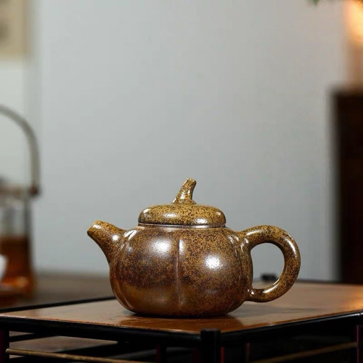 Emperor Wood - fired Teapot - Tea and Whisk