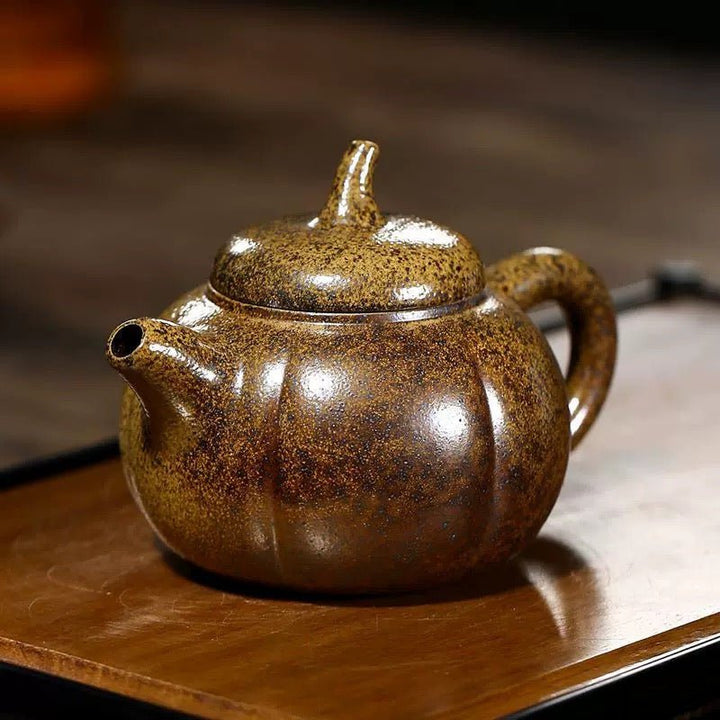 Emperor Wood - fired Teapot - Tea and Whisk