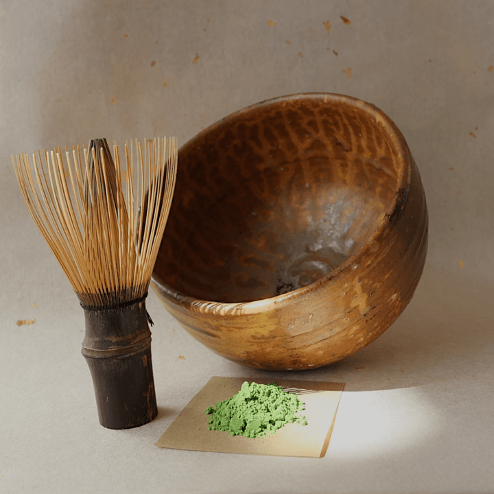 "Fine Earth" Handcrafted Shigaraki Matcha Bowl - Tea and Whisk
