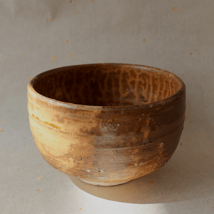 "Fine Earth" Handcrafted Shigaraki Matcha Bowl - Tea and Whisk