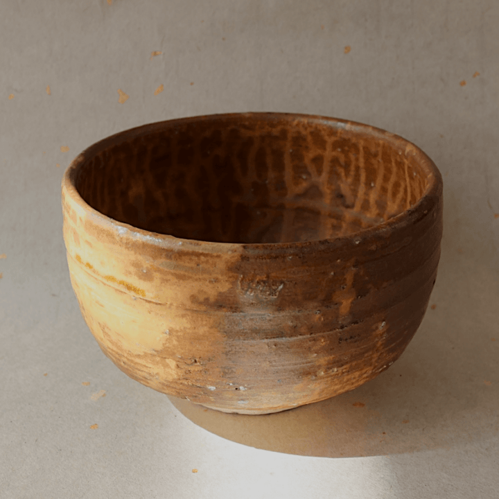 "Fine Earth" Handcrafted Shigaraki Matcha Bowl - Tea and Whisk