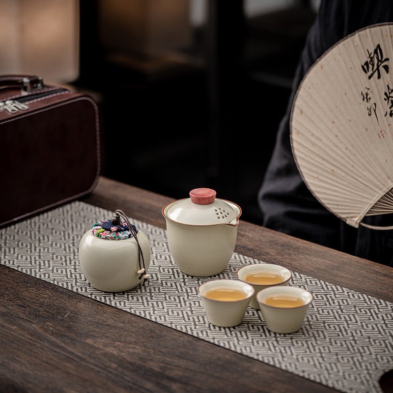 Flowing Cloud Travel Tea Set - Tea and Whisk