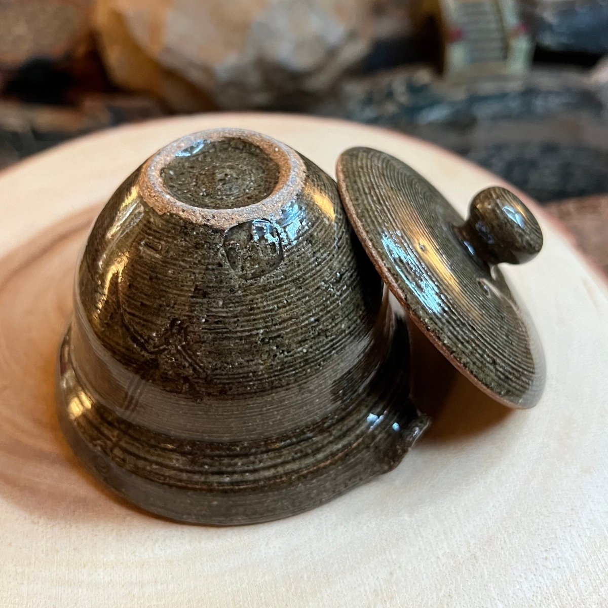 Forest Whisper- Japanese Handmade Shigaraki-yaki Hohin