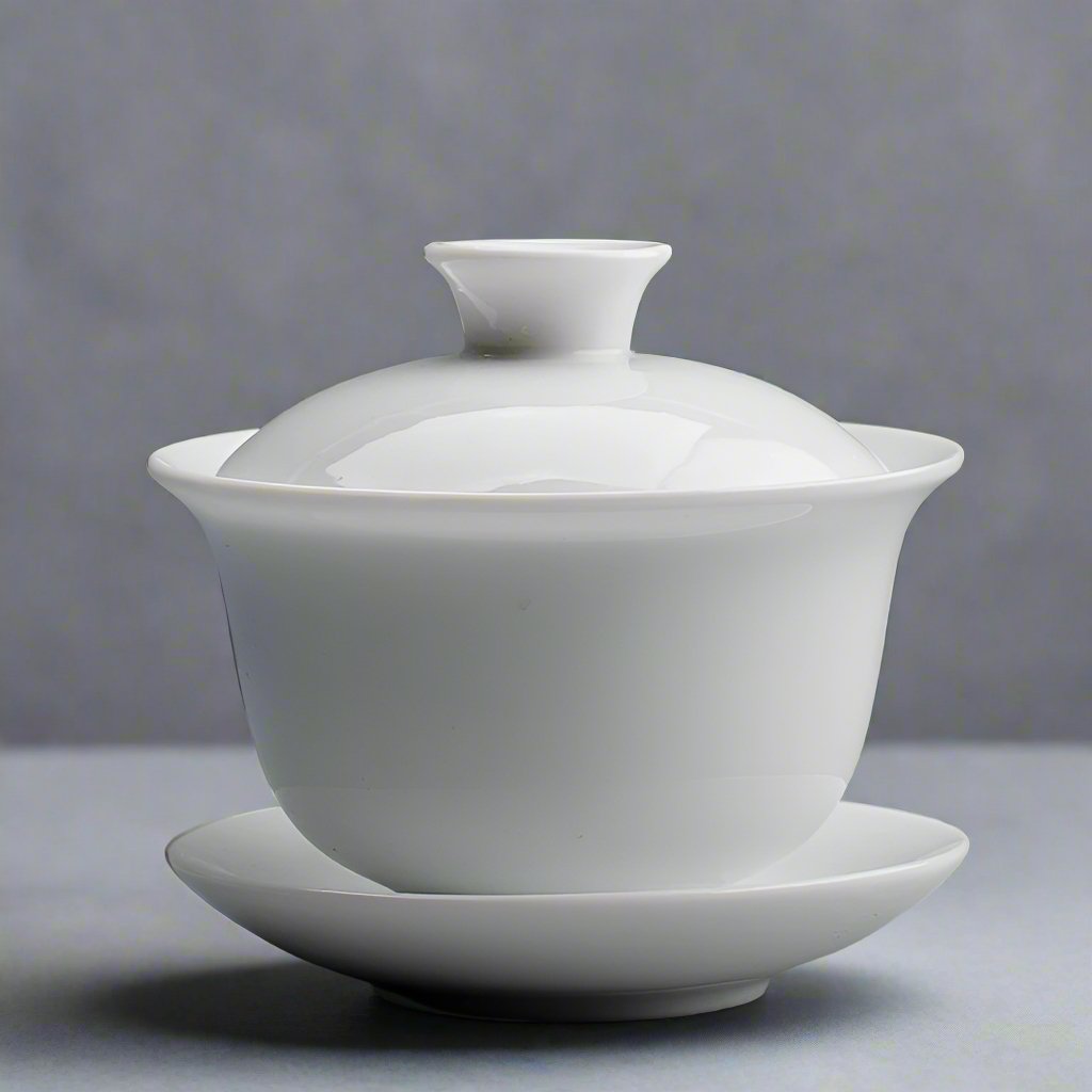 FREE GIFT | Classic White Porcelain Gaiwan - Tea and Whisk