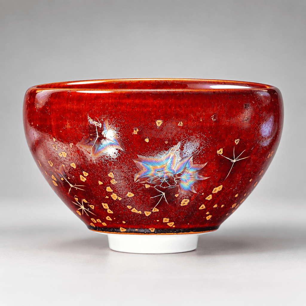 Galaxy - Kyoyaki Tenmoku Japanese Handmade Matcha Bowl – Tea and Whisk