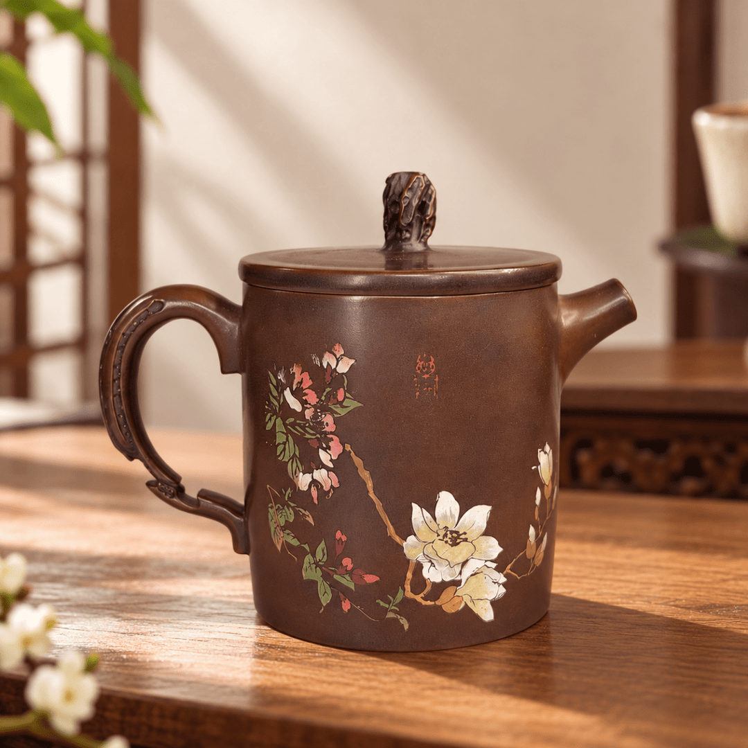 Garden Poetry - Jianshui Master Handmade Teapot |145ml - Tea and Whisk