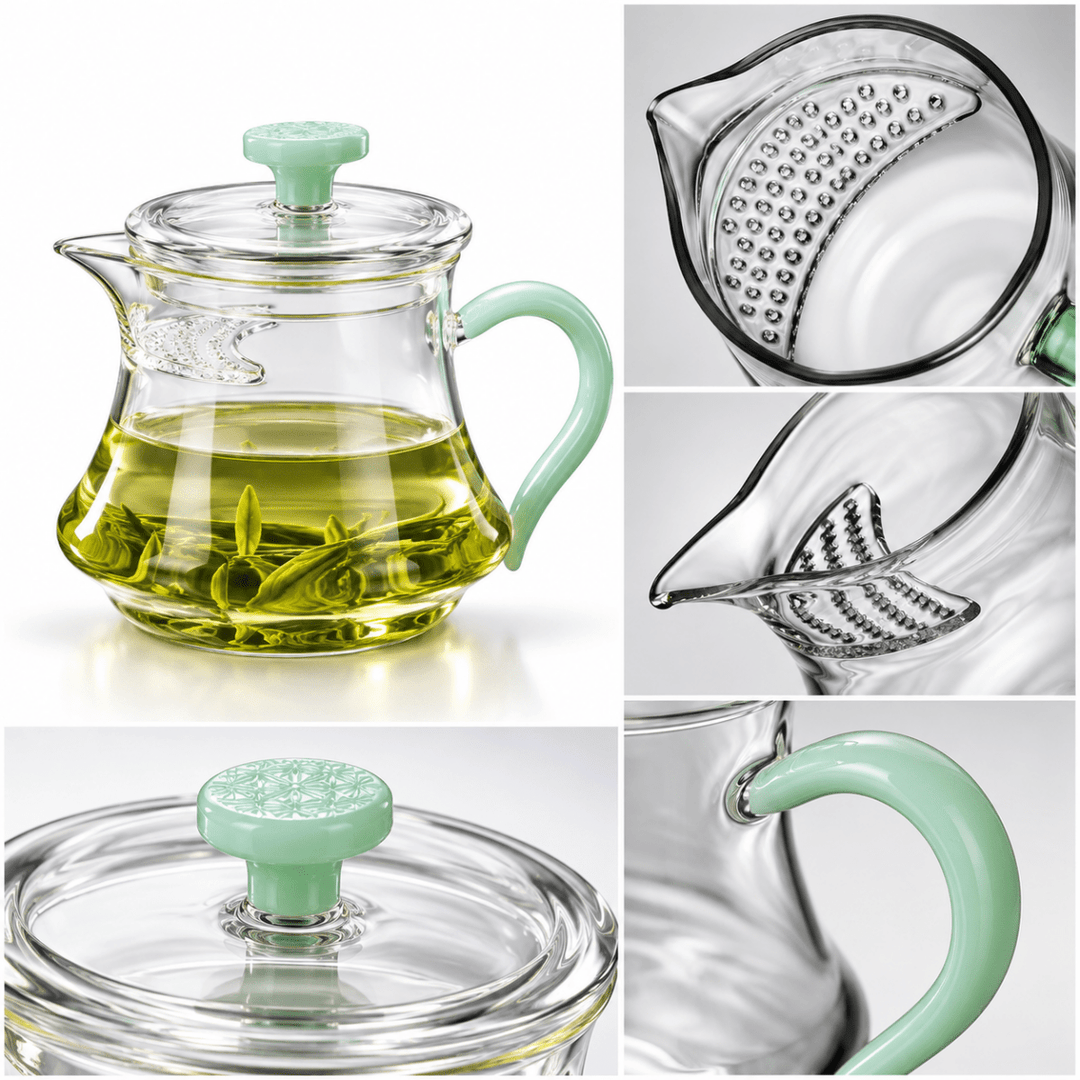 Gemstone Glass Teapot Collection 300ml - Tea and Whisk