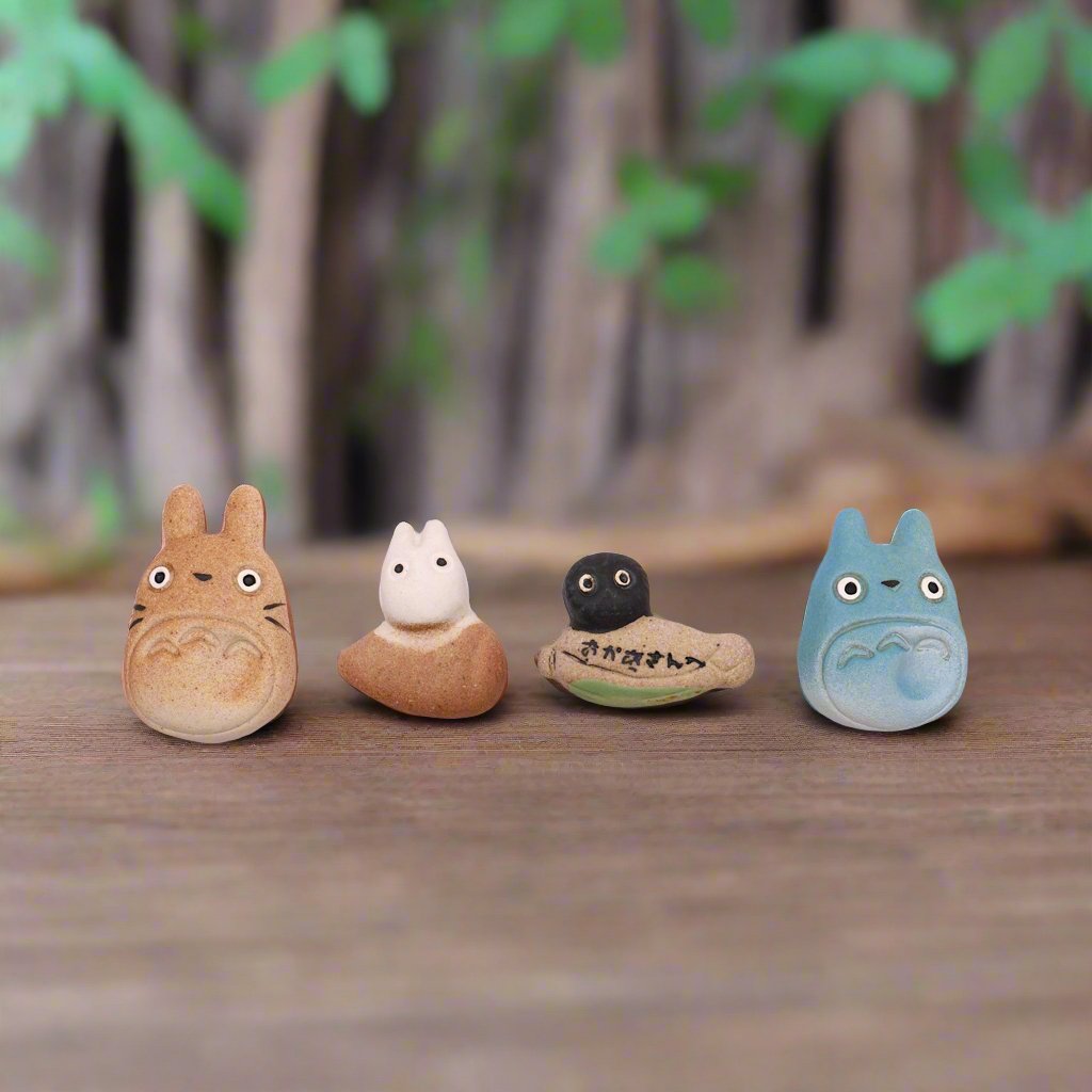 Ghibli Totoro Forest Friends Matcha Scoop Rest Set of 4 - Tea and Whisk