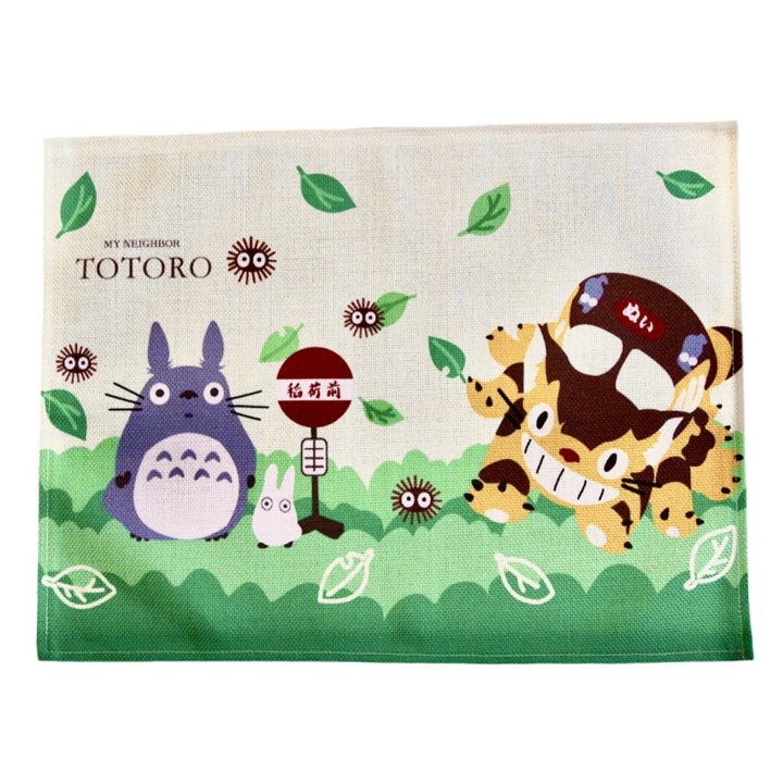 Ghibli Totoro Japanese Waterproof Tea Mat - Tea and Whisk