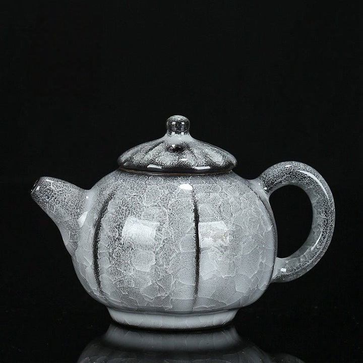 Glacial Silence - Rare Ice Crystallization Glaze Transformation Collection - Tea and Whisk