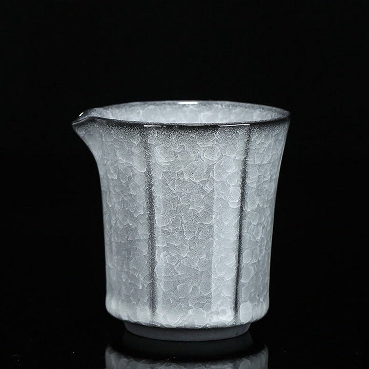 Glacial Silence - Rare Ice Crystallization Glaze Transformation Collection - Tea and Whisk