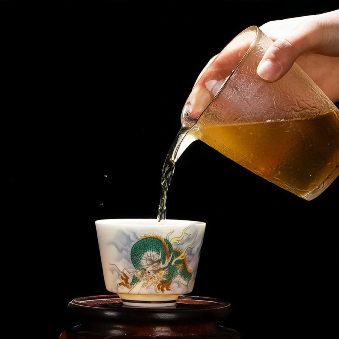 Green Dragon Cloudborn Daily Teacup - Tea and Whisk