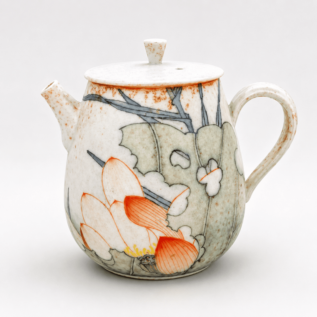 Hand-Painted Blossoming Jingdezhen Teapots - Tea and Whisk