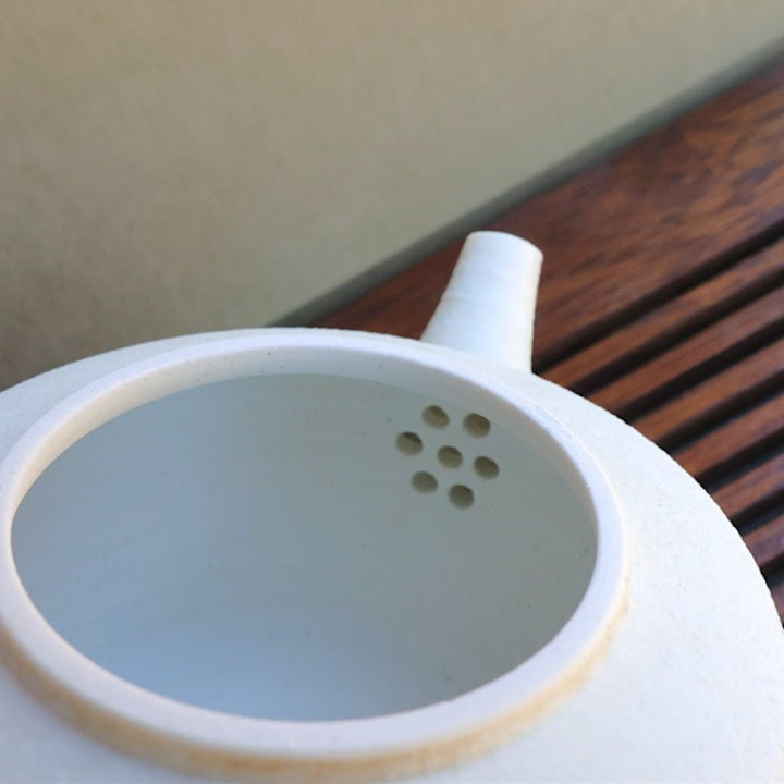 Hand - Painted Misted Mountain Jingdezhen Teapots - Tea and Whisk