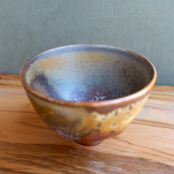 Hand - Painted Peaks & Waterfalls Jingdezhen Teacups - Tea and Whisk