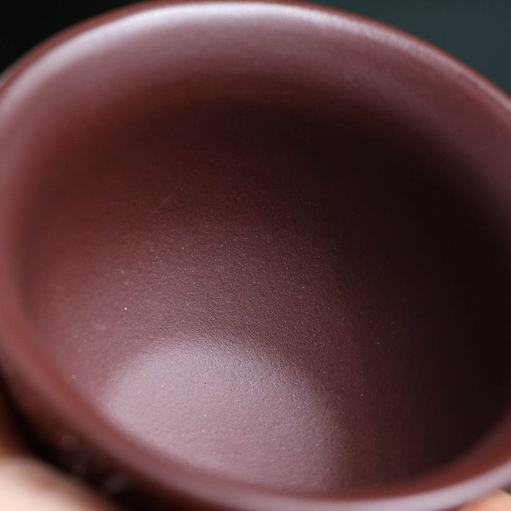 Handcrafted Yixing Clay “Dragon” Teacup - Tea and Whisk