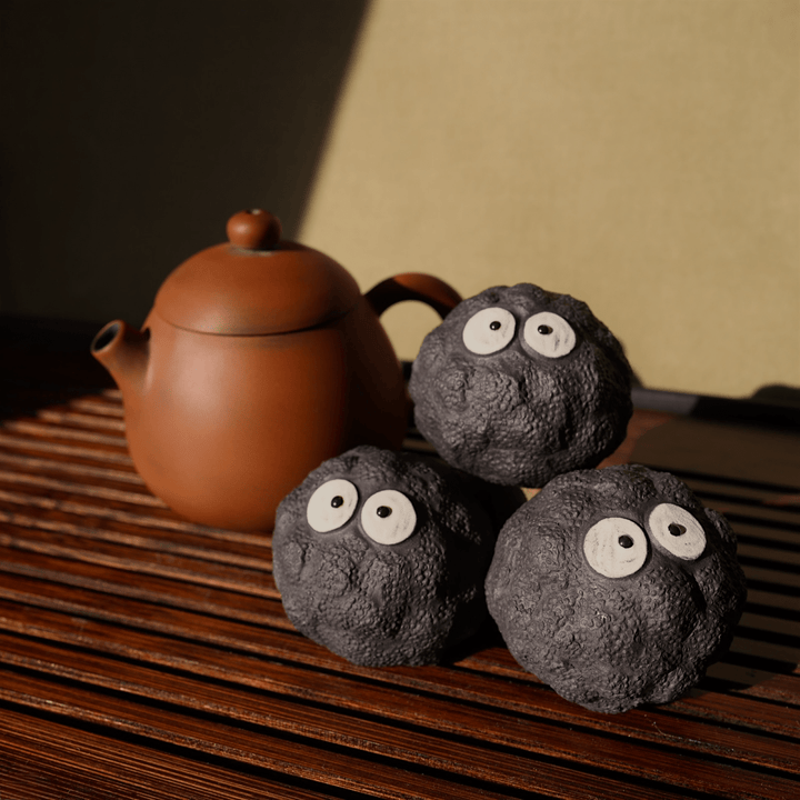 Handmade Black Soot Spirit Teapet - Tea and Whisk