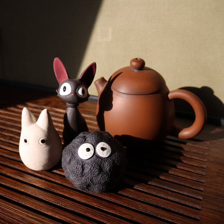 Handmade Black Soot Spirit Teapet - Tea and Whisk