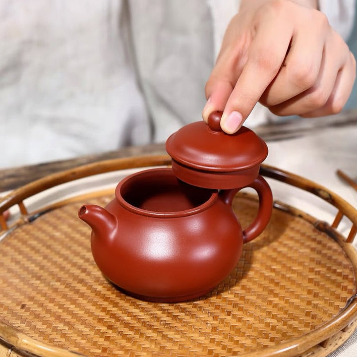 Handmade Premium Yixing “Rongtian” Teapot - Tea and Whisk