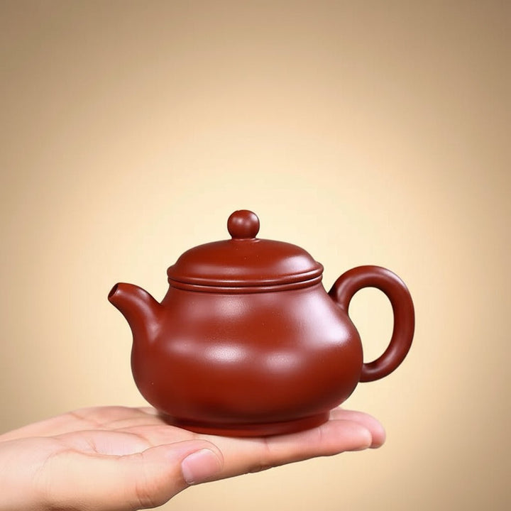 Handmade Premium Yixing “Rongtian” Teapot - Tea and Whisk