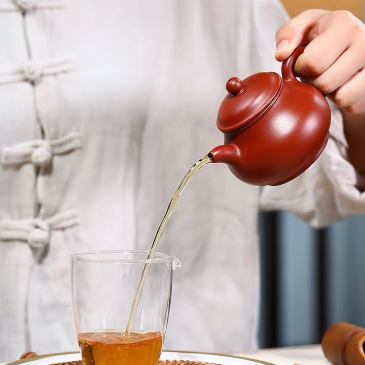 Handmade Premium Yixing “Rongtian” Teapot - Tea and Whisk